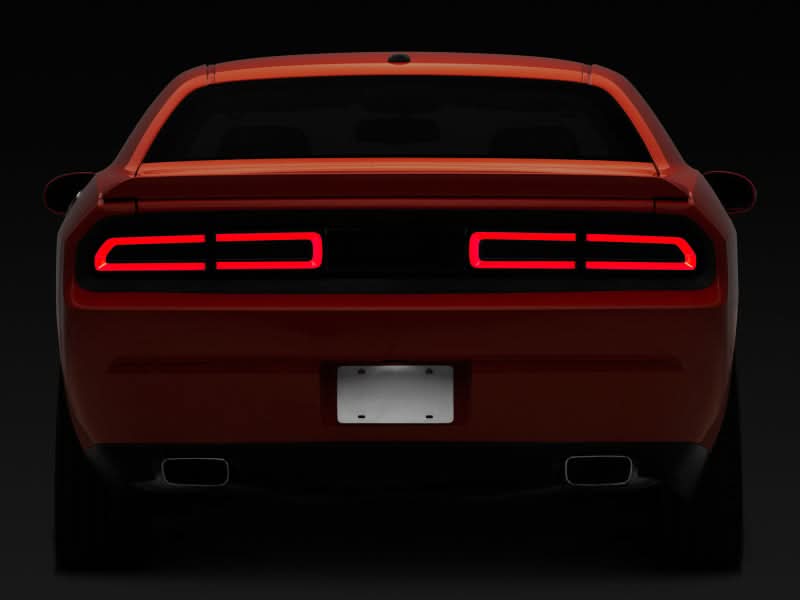 Raxiom 08-14 Challenger LED Tail Lights- Black Housing (Smoked Lens).