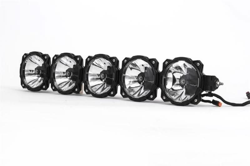 KC HiLiTES Polaris RZR 32in. Pro6 Gravity LED 5-Light 100w Combo Beam Overhead Light Bar System.