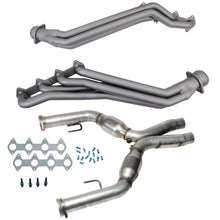 Load image into Gallery viewer, BBK 05-10 Ford Mustang GT 1 5/8 Long Tube Headers w/High Flow Catted X-Pipe (Ti Ceramic).