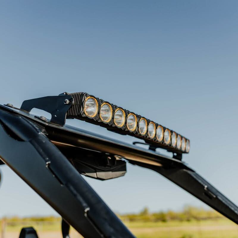 KC HiLiTES 22-24 Polaris RZR Pro R Light Bar Mount for 30in FLEX ERA LED Light Bar - Overhead.