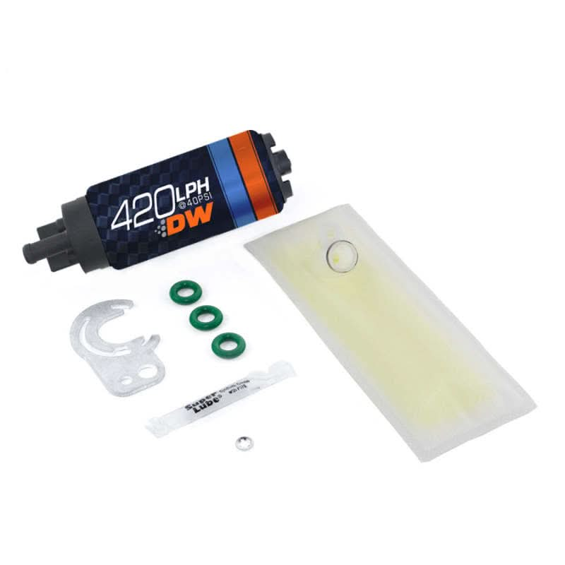 Deatschwerks DW420 Series 420lph In-Tank Fuel Pump w/ Install Kit For Miata 89-93.