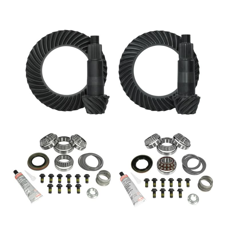 Yukon Gear & Install Kit Package for Jeep Rubicon JL/JT w/D44 Front & Rear in a 4.56 Ratio.