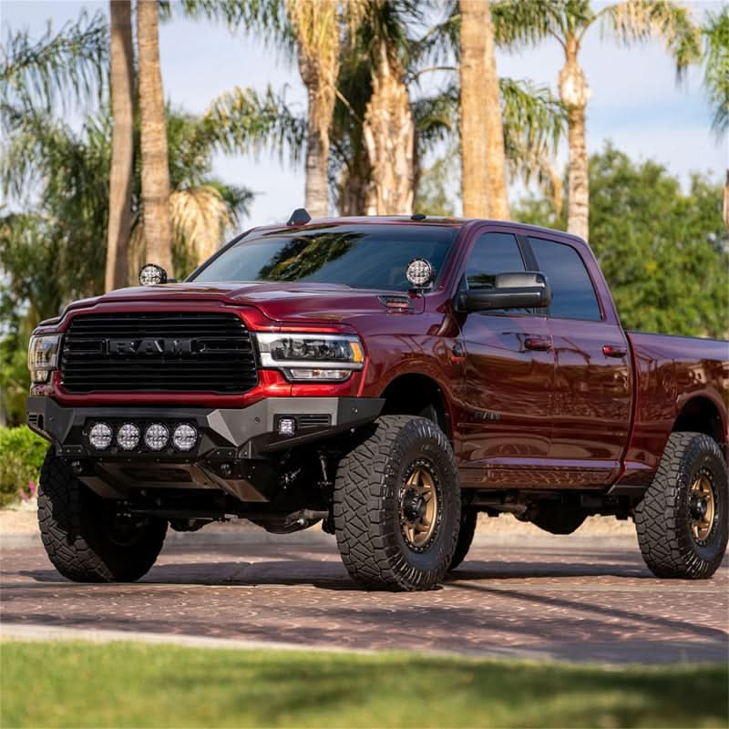 Rigid Industries 2019+ Dodge Ram 2500/3500 A-Pillar LED Light Mounts.