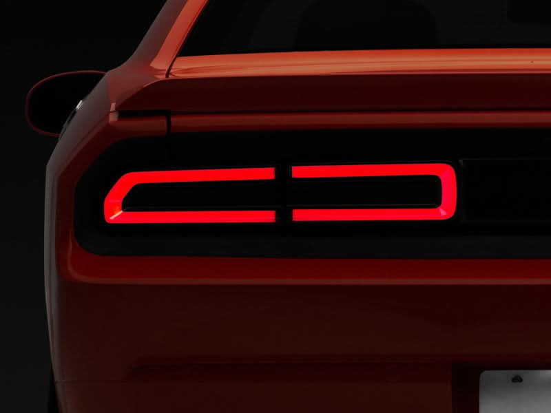 Raxiom 08-14 Challenger LED Tail Lights- Black Housing (Smoked Lens).