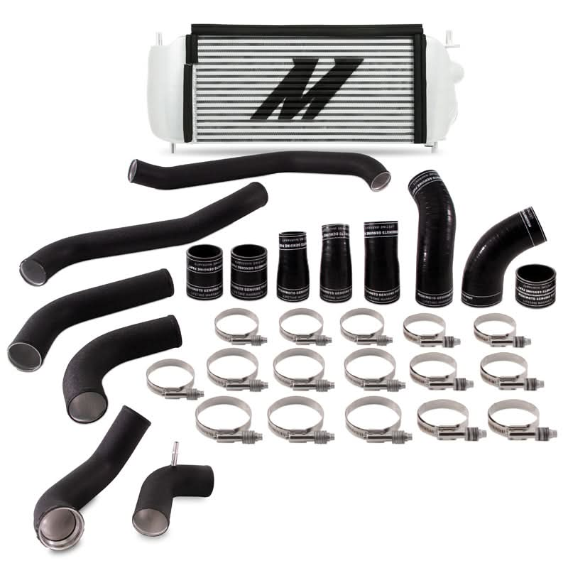 Mishimoto 2017+ Ford F150 3.5L EcoBoost Performance Intercooler Kit - Silver Cooler Black Pipes - Spikes Speed Shop Inc