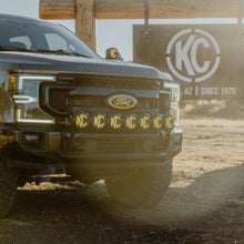 Load image into Gallery viewer, KC HiLiTES 17-24 Ford Super Duty GEN 4-5 Light Bar Mount Front Bumper.