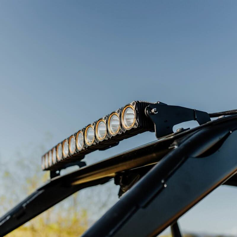 KC HiLiTES 22-24 Polaris RZR Pro R Light Bar Mount for 30in FLEX ERA LED Light Bar - Overhead.