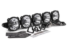 Load image into Gallery viewer, KC HiLiTES Polaris RZR 32in. Pro6 Gravity LED 5-Light 100w Combo Beam Overhead Light Bar System.