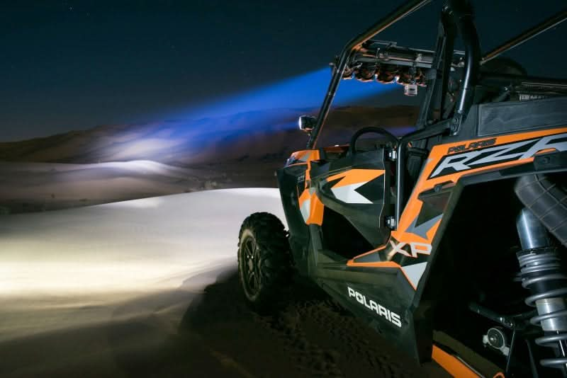 KC HiLiTES Polaris RZR 32in. Pro6 Gravity LED 5-Light 100w Combo Beam Overhead Light Bar System.