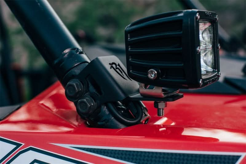 Rigid Industries 2014-2015 Polaris RZR XP1000 Single A Pillar D/DXL/SR-M/SR-Q-Series Mount Bracket.