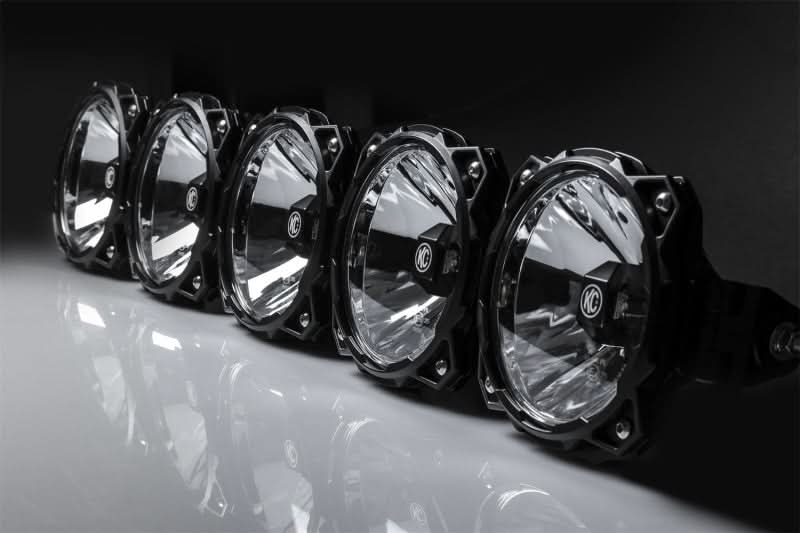 KC HiLiTES Polaris RZR 32in. Pro6 Gravity LED 5-Light 100w Combo Beam Overhead Light Bar System.