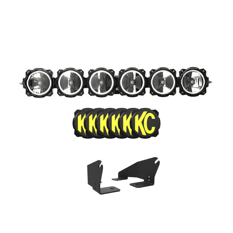 KC HiLiTES 2022+ Polaris RZR Pro XP 39in. Pro6 Gravity LED 6-Light 120w Combo Beam.