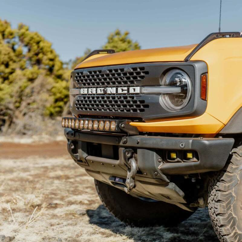 KC HiLiTES 21-24 Ford Bronco Front Bumper Light Bar Mount (For 30in FLEX ERA LED Light Bar).