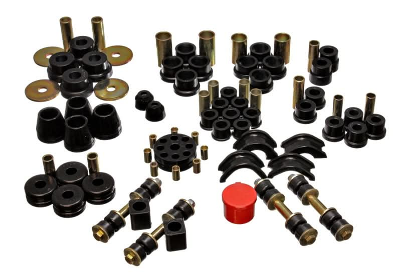 Energy Suspension 74-78 Nissan 260Z/280Z Black Hyper-Flex Master Bushing Set.