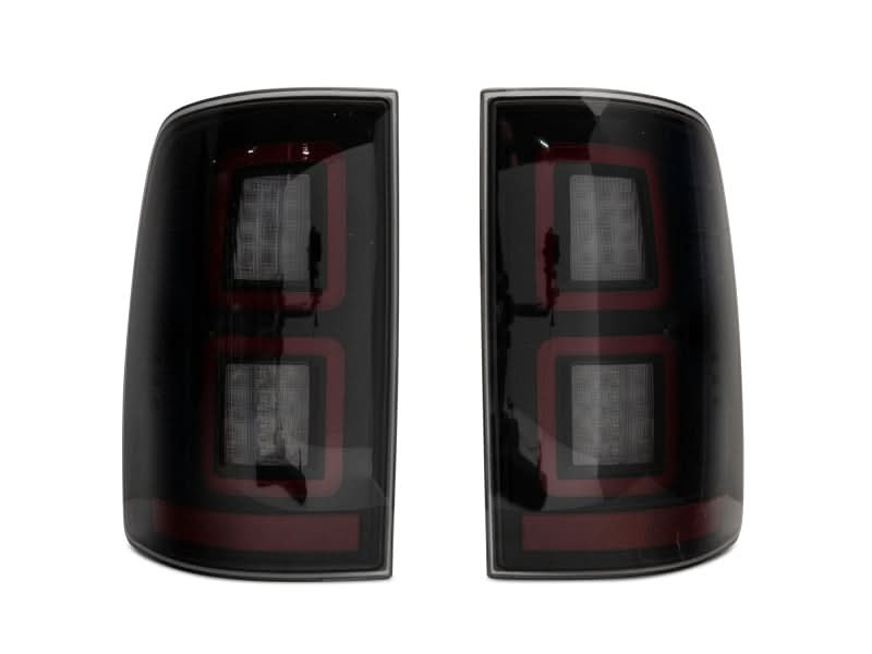 Raxiom 09-18 Dodge RAM 1500 LED Tail Lights- Black Housing (Smoked Lens).