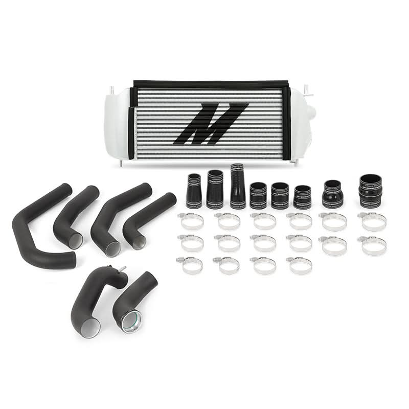 Mishimoto 15-17 Ford F-150 2.7L EcoBoost Silver Performance Intercooler Kit w/ Black Pipes - Spikes Speed Shop Inc