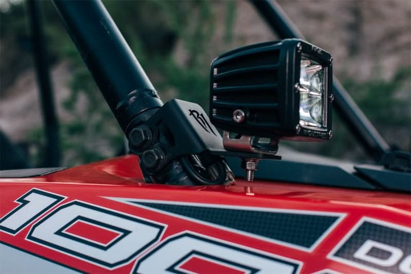 Rigid Industries 2014-2015 Polaris RZR XP1000 Single A Pillar D/DXL/SR-M/SR-Q-Series Mount Bracket.