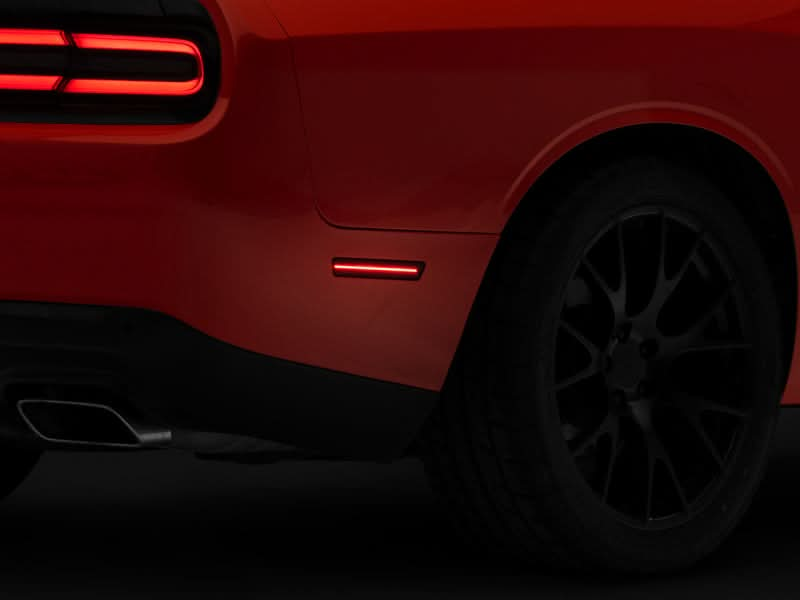 Raxiom 15-22 Challenger Excluding Widebody Axial Series LED Side Marker Lights (Smoked).