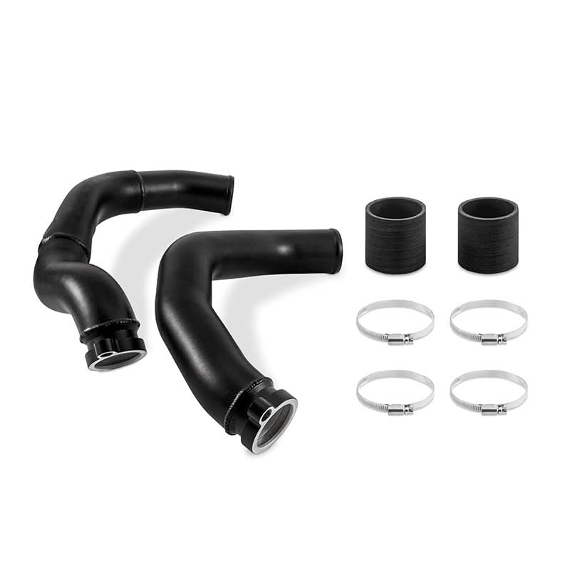 Mishimoto 2015+ BMW F8X M3/M4 Charge Pipe Kit - Wrinkle Black.