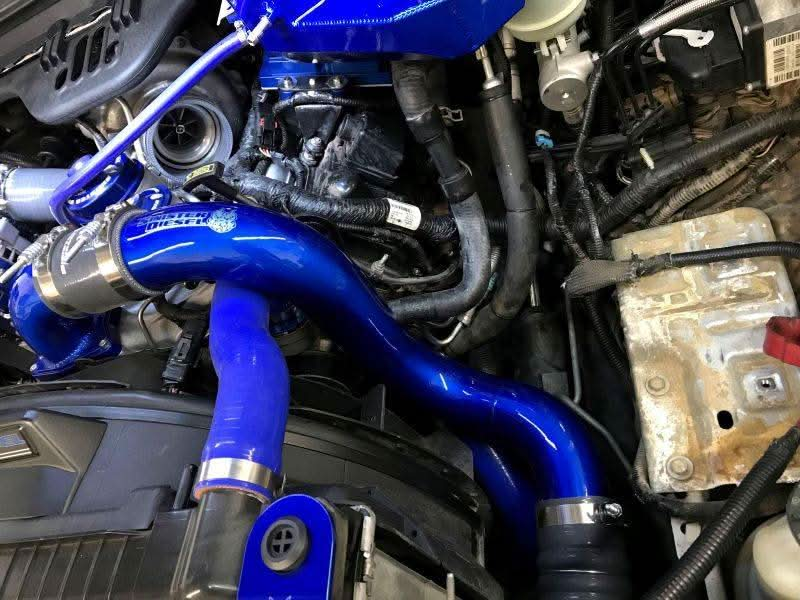 Sinister Diesel 03-07 Ford 6.0L Powerstroke Cold Side Charge Pipe.