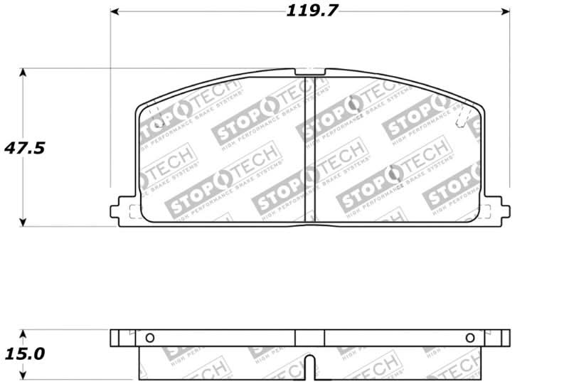 StopTech Performance Brake Pads.