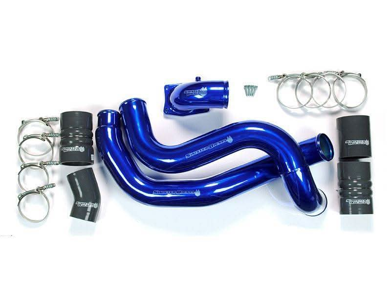 Sinister Diesel 03-07 Ford 6.0L Powerstroke Intercooler Charge Pipe Kit w/Elbow.