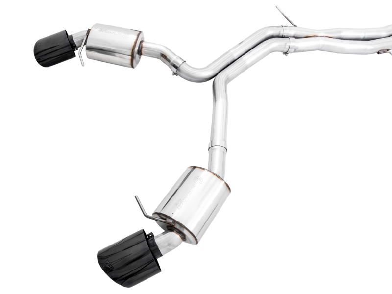 AWE Tuning Audi B9 RS 5 Sportback Touring Edition Exhaust-Non Resonated- Diamond Black RS Style Tips.