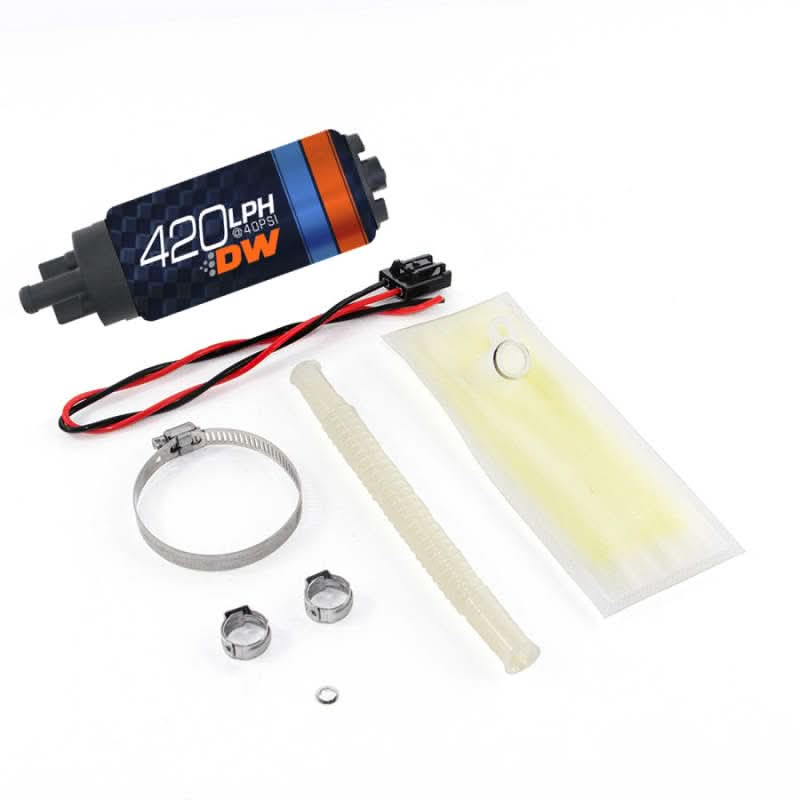 Deatschwerks DW420 Series 420lph In-Tank Fuel Pump w/ Install Kit For BMW E36 / E46.