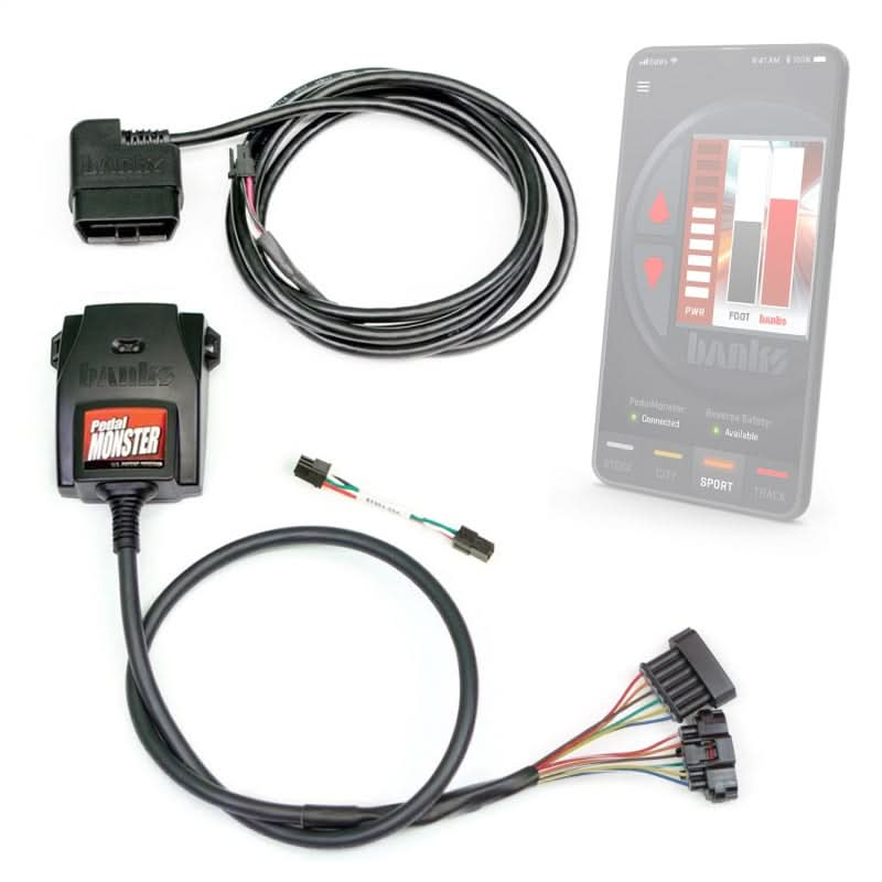 Banks Power Pedal Monster Kit (Stand-Alone) - Molex MX64 - 6 Way - Use w/Phone.