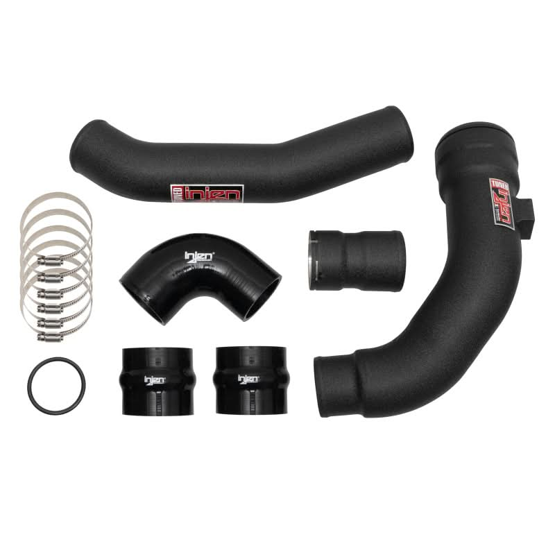 Injen 17-22 Ford F250/F/350/F-450/F-550 V8-6.7L Turbo Diesel Wrinkle Black Intercooler Piping Kit.