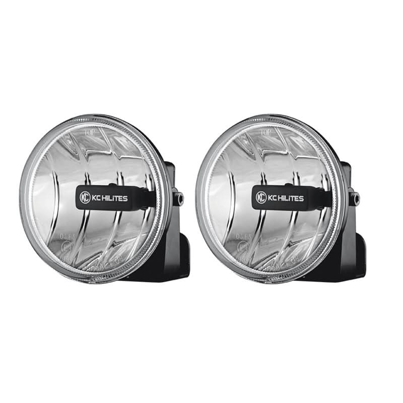 KC HiLiTES 4in. Gravity G4 LED Light 10w SAE/ECE Clear Fog Beam (Pair Pack System).