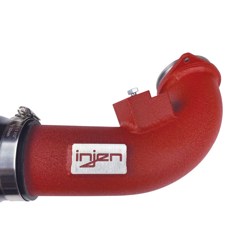 Injen 19-20 BMW Z4 / 2020 Toyota Supra 3.0L Turbo Wrinkle Red SES Intercooler Pipes.