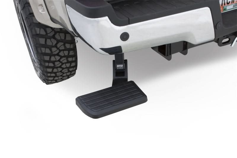 AMP Research 17-22 Ford F-250/350/450 SprDty (450 w/No Vib. Damp Installed) Driv. Side BedStep - Blk.