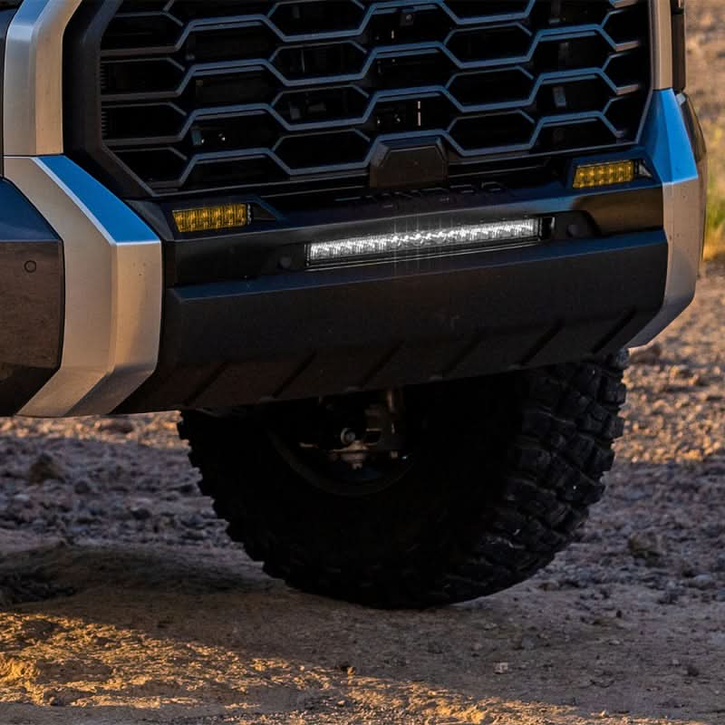 Rigid Industries 2022+ Toyota Tundra 6in SR-Series Selective Yellow Fog Light Kit.