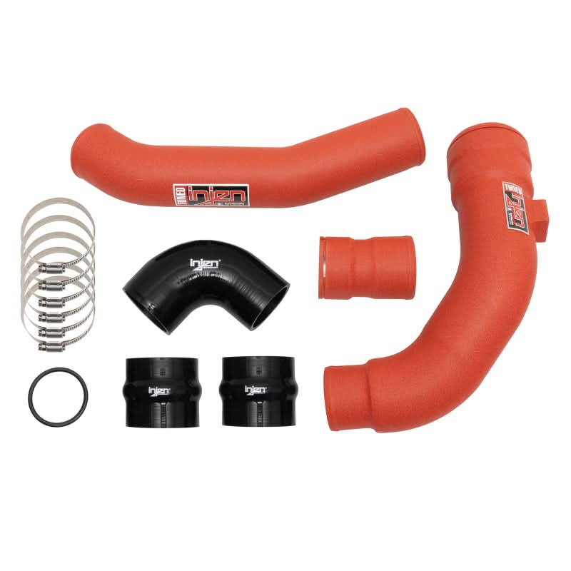 Injen 17-22 Ford F250/F/350/F-450/F-550 V8-6.7L Turbo Diesel Wrinkle Red Intercooler Piping Kit.