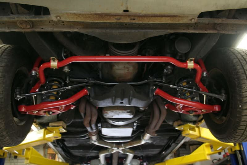 UMI Performance 64-72 GM A-Body Solid Front and Rear Sway Bar Kit.