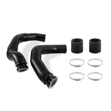 Load image into Gallery viewer, Mishimoto 2015+ BMW F8X M3/M4 Charge Pipe Kit - Wrinkle Black.