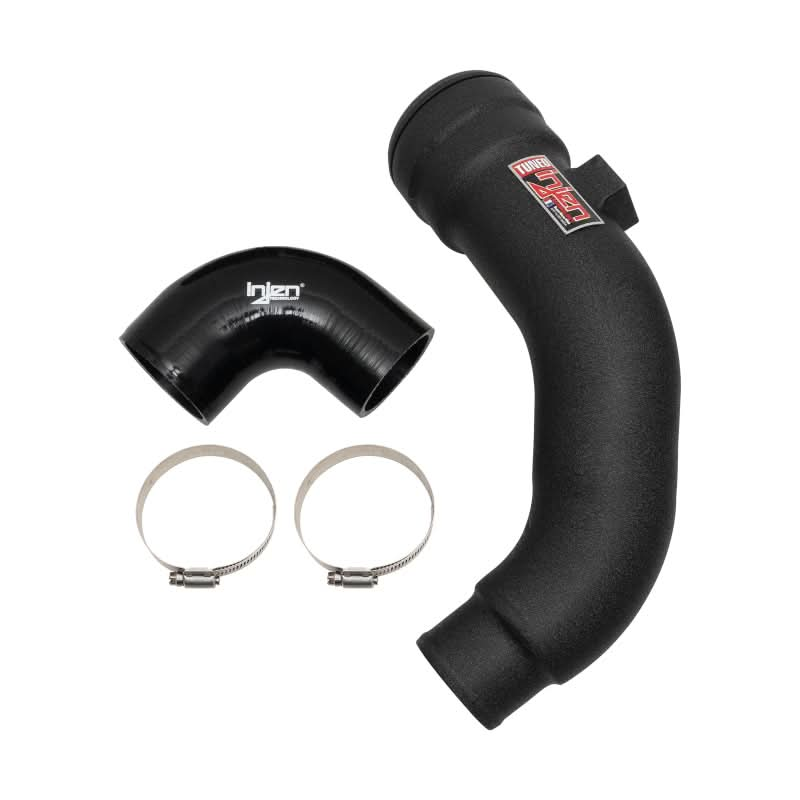 Injen 17-22 Ford F250/F/350/F-450/F-550 V8-6.7L Turbo Diesel Wrnkl Blk Intercooler Cold Side Piping.